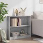 vidaXL Libreria Grigio Cemento 80x24x75 cm in Legno Multistrato vidaXL Libreria Grigio Cemento 80x24x75 cm in Legno Multistrato