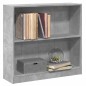 vidaXL Libreria Grigio Cemento 80x24x75 cm in Legno Multistrato vidaXL Libreria Grigio Cemento 80x24x75 cm in Legno Multistrato