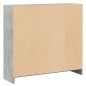 vidaXL Libreria Grigio Cemento 80x24x75 cm in Legno Multistrato vidaXL Libreria Grigio Cemento 80x24x75 cm in Legno Multistrato