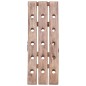 vidaXL Portavini da 15 Bottiglie 26x50x70cm Legno Massello di Mogano vidaXL Portavini da 15 Bottiglie 26x50x70cm Legno Massello di Mogano