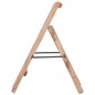 vidaXL Portavini da 15 Bottiglie 26x50x70cm Legno Massello di Mogano vidaXL Portavini da 15 Bottiglie 26x50x70cm Legno Massello di Mogano