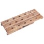 vidaXL Portavini da 15 Bottiglie 26x50x70cm Legno Massello di Mogano vidaXL Portavini da 15 Bottiglie 26x50x70cm Legno Massello di Mogano