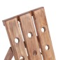 vidaXL Portavini da 15 Bottiglie 26x50x70cm Legno Massello di Mogano vidaXL Portavini da 15 Bottiglie 26x50x70cm Legno Massello di Mogano