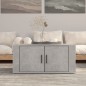 Tavolino Salotto Grigio Cemento 80x50x36 cm Legno Multistrato Tavolino Salotto Grigio Cemento 80x50x36 cm Legno Multistrato