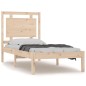 vidaXL Giroletto in Legno Massello 75x190 cm Small Single vidaXL Giroletto in Legno Massello 75x190 cm Small Single