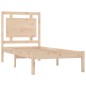 vidaXL Giroletto in Legno Massello 75x190 cm Small Single vidaXL Giroletto in Legno Massello 75x190 cm Small Single