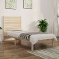 vidaXL Giroletto in Legno Massello 75x190 cm Small Single vidaXL Giroletto in Legno Massello 75x190 cm Small Single