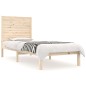 vidaXL Giroletto in Legno Massello 75x190 cm Small Single vidaXL Giroletto in Legno Massello 75x190 cm Small Single