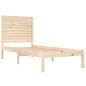 vidaXL Giroletto in Legno Massello 75x190 cm Small Single vidaXL Giroletto in Legno Massello 75x190 cm Small Single
