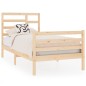 vidaXL Giroletto in Legno Massello 75x190 cm Small Single vidaXL Giroletto in Legno Massello 75x190 cm Small Single