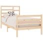vidaXL Giroletto in Legno Massello 75x190 cm Small Single vidaXL Giroletto in Legno Massello 75x190 cm Small Single
