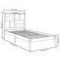 vidaXL Giroletto in Legno Massello 75x190 cm Small Single vidaXL Giroletto in Legno Massello 75x190 cm Small Single