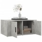 Tavolino Salotto Grigio Cemento 80x50x36 cm Legno Multistrato Tavolino Salotto Grigio Cemento 80x50x36 cm Legno Multistrato