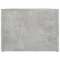 Tavolino Salotto Grigio Cemento 80x50x36 cm Legno Multistrato Tavolino Salotto Grigio Cemento 80x50x36 cm Legno Multistrato