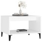 Tavolino da Salotto Bianco 60x50x40 cm in Legno Multistrato Tavolino da Salotto Bianco 60x50x40 cm in Legno Multistrato
