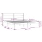 vidaXL Giroletto in Legno Massello 180x200 cm Super King vidaXL Giroletto in Legno Massello 180x200 cm Super King