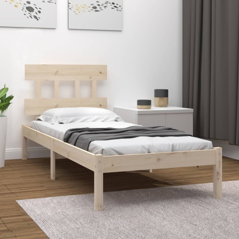 vidaXL Giroletto in Legno Massello 90x190 cm Single vidaXL Giroletto in Legno Massello 90x190 cm Single