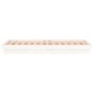 vidaXL Giroletto LED Bianco 75x190 cm Small Single Legno Massello vidaXL Giroletto LED Bianco 75x190 cm Small Single Legno Massello