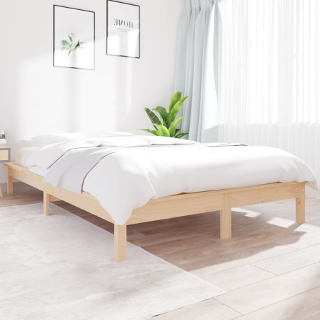 vidaXL Giroletto 150x200 cm in Legno Massello di Pino King Size