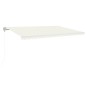 vidaXL Tenda Automatica Sensore Vento e LED 500x300 cm Crema vidaXL Tenda Automatica Sensore Vento e LED 500x300 cm Crema