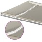 vidaXL Tenda Automatica Sensore Vento e LED 500x300 cm Crema vidaXL Tenda Automatica Sensore Vento e LED 500x300 cm Crema