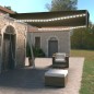 vidaXL Tenda da Sole Retrattile Manuale LED 450x350 cm Antracite vidaXL Tenda da Sole Retrattile Manuale LED 450x350 cm Antracite