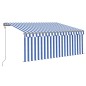 vidaXL Tenda Automatica LED Sensore Vento 3,5x2,5m Arancione Marrone vidaXL Tenda Automatica LED Sensore Vento 3,5x2,5m Arancione Marrone