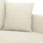 vidaXL Set di Divani 2 pz con Cuscini Crema in Velluto vidaXL Set di Divani 2 pz con Cuscini Crema in Velluto