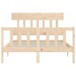 vidaXL Giroletto senza Materasso 140x200 cm in Legno Massello di Pino vidaXL Giroletto senza Materasso 140x200 cm in Legno Massello di Pino