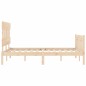 vidaXL Giroletto senza Materasso 140x200 cm in Legno Massello di Pino vidaXL Giroletto senza Materasso 140x200 cm in Legno Massello di Pino