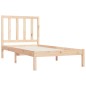 vidaXL Giroletto in Legno Massello di Pino 90x190 cm Single vidaXL Giroletto in Legno Massello di Pino 90x190 cm Single