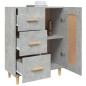 Credenza Grigio Cemento 69,5x34x90 cm in Legno Multistrato Credenza Grigio Cemento 69,5x34x90 cm in Legno Multistrato