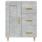 Credenza Grigio Cemento 69,5x34x90 cm in Legno Multistrato Credenza Grigio Cemento 69,5x34x90 cm in Legno Multistrato