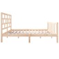 vidaXL Giroletto in Legno Massello 135x190 cm Small Double vidaXL Giroletto in Legno Massello 135x190 cm Small Double