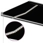 vidaXL Tenda da Sole Retrattile Manuale con LED 500x350 cm Antracite vidaXL Tenda da Sole Retrattile Manuale con LED 500x350 cm Antracite
