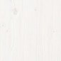 vidaXL Giroletto Bianco in Legno Massello 120x190 cm Small Double