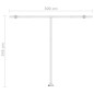 vidaXL Tenda Automatica con Sensore Vento e LED 300x250 cm Antracite vidaXL Tenda Automatica con Sensore Vento e LED 300x250 cm Antracite