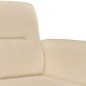 vidaXL Set Divani 2 pz con Cuscini Crema in Tessuto Microfibra vidaXL Set Divani 2 pz con Cuscini Crema in Tessuto Microfibra