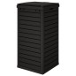 vidaXL Cestino per Rifiuti da Esterno Nero 41x41x86 cm Polipropilene vidaXL Cestino per Rifiuti da Esterno Nero 41x41x86 cm Polipropilene