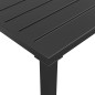 vidaXL Tavolo da Pranzo da Giardino Antracite 110x54x70 cm Acciaio vidaXL Tavolo da Pranzo da Giardino Antracite 110x54x70 cm Acciaio