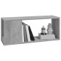 vidaXL Mobile TV Grigio Cemento 80x24x32 cm in Truciolato vidaXL Mobile TV Grigio Cemento 80x24x32 cm in Truciolato