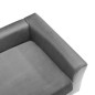 vidaXL Divano per Cani Grigio 60x43x30 cm in Peluche e Similpelle vidaXL Divano per Cani Grigio 60x43x30 cm in Peluche e Similpelle