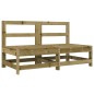 vidaXL Set Salotto da Giardino 6 pz in Legno Impregnato di Pino vidaXL Set Salotto da Giardino 6 pz in Legno Impregnato di Pino