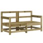 vidaXL Set Salotto da Giardino 6 pz in Legno Impregnato di Pino vidaXL Set Salotto da Giardino 6 pz in Legno Impregnato di Pino