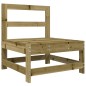 vidaXL Set Salotto da Giardino 6 pz in Legno Impregnato di Pino vidaXL Set Salotto da Giardino 6 pz in Legno Impregnato di Pino