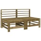 vidaXL Set Salotto da Giardino 7 pz in Legno Impregnato di Pino vidaXL Set Salotto da Giardino 7 pz in Legno Impregnato di Pino