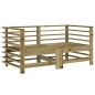 vidaXL Set Salotto da Giardino 7 pz in Legno Impregnato di Pino vidaXL Set Salotto da Giardino 7 pz in Legno Impregnato di Pino