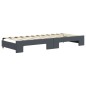 vidaXL Divano Letto Estraibile Materassi Grigio Scuro 80x200cm Velluto vidaXL Divano Letto Estraibile Materassi Grigio Scuro 80x200cm Velluto