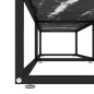 vidaXL Mobile Porta TV Marmo Nero 180x40x40,5 cm in Vetro Temperato vidaXL Mobile Porta TV Marmo Nero 180x40x40,5 cm in Vetro Temperato