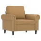 vidaXL Set di Divani 4 pz con Cuscini Marrone in Velluto vidaXL Set di Divani 4 pz con Cuscini Marrone in Velluto